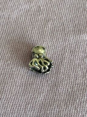 NEW Retired Sterling Silver “Swimming Octopus” Charm Bracelet Bead